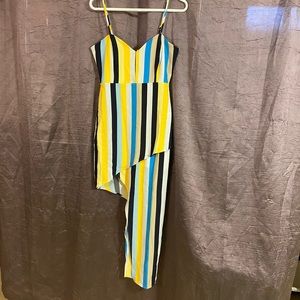 Material Girl | NWT | Asymmetrical Midi Dress | M